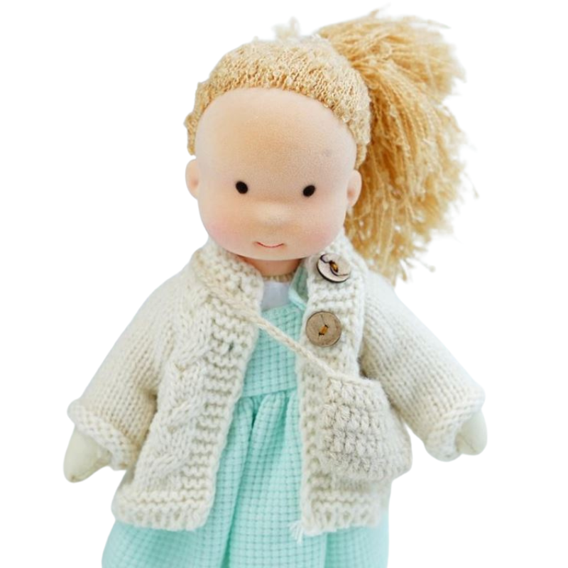 Poupée en Tissu Artisanale – Jouet pour Enfant