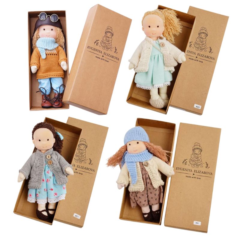 Poupée en Tissu Artisanale – Jouet pour Enfant