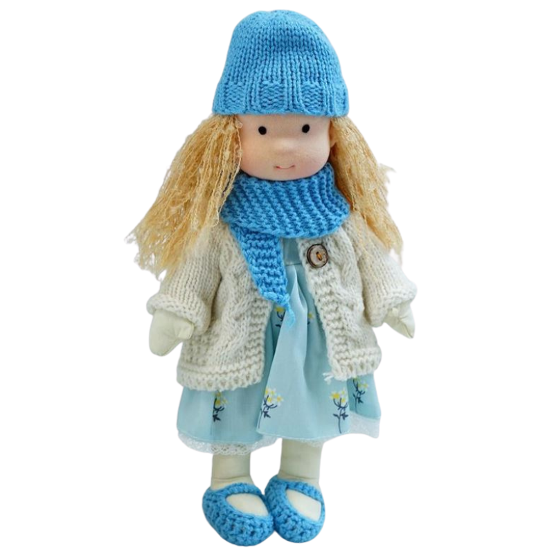 Poupée en Tissu Artisanale – Jouet pour Enfant