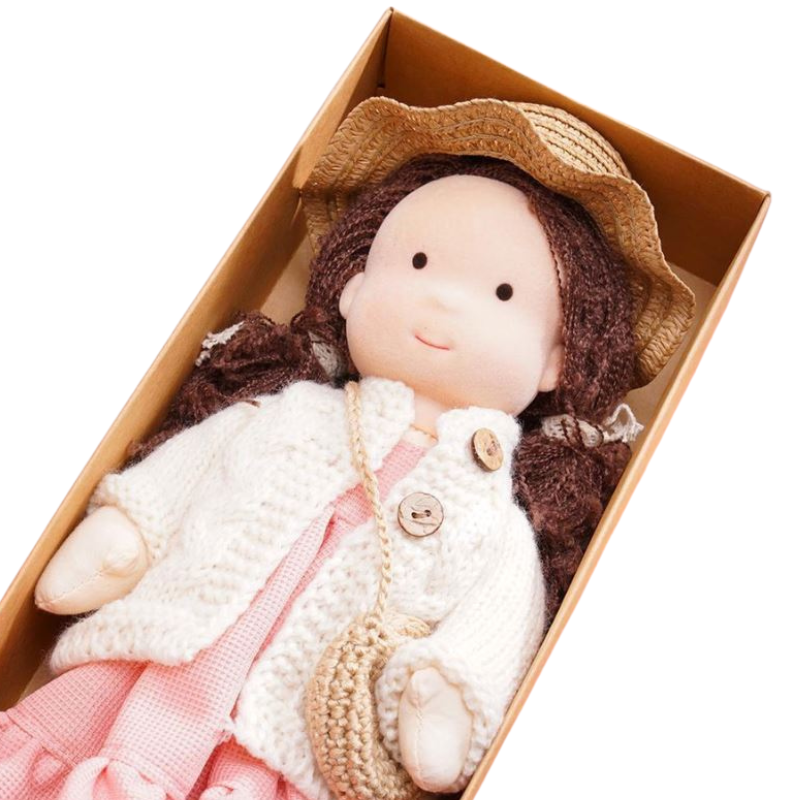 Poupée en Tissu Artisanale – Jouet pour Enfant