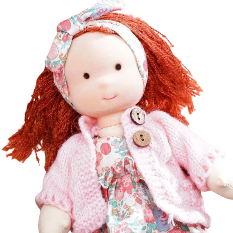 Poupée en Tissu Artisanale – Jouet pour Enfant