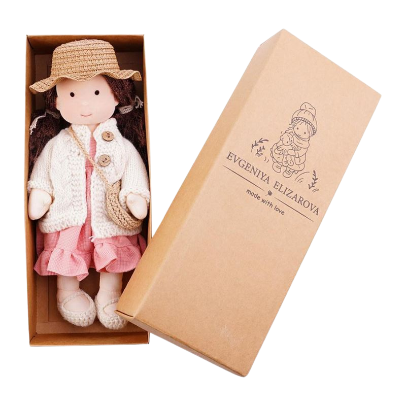 Poupée en Tissu Artisanale – Jouet pour Enfant