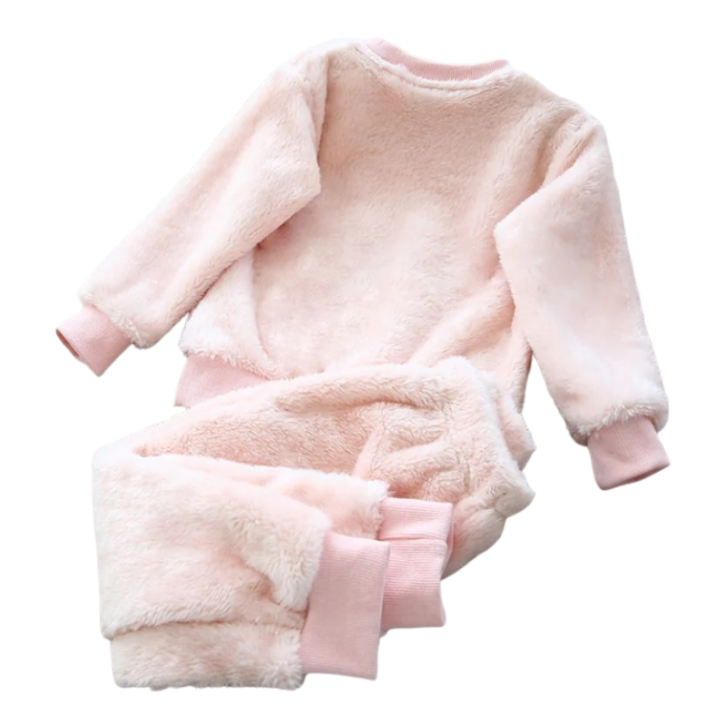 Pyjama Enfant Fille Doublé – Motif Chaton