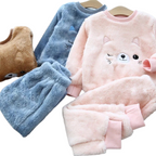 Pyjama Enfant Fille Doublé – Motif Chaton