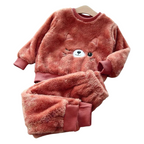 Pyjama Enfant Fille Doublé – Motif Chaton