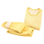 Pyjama Enfant Rayé Doublé en Peluche