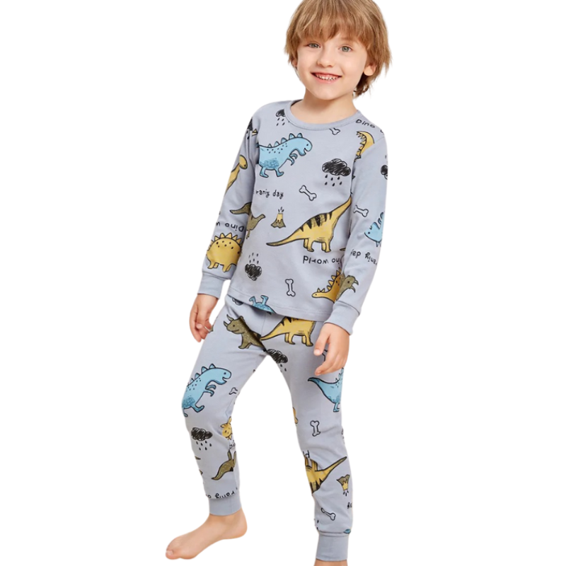 Pyjama Enfant à Manches Longues en Coton