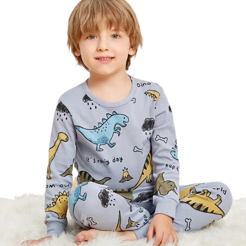 Pyjama Enfant à Manches Longues en Coton
