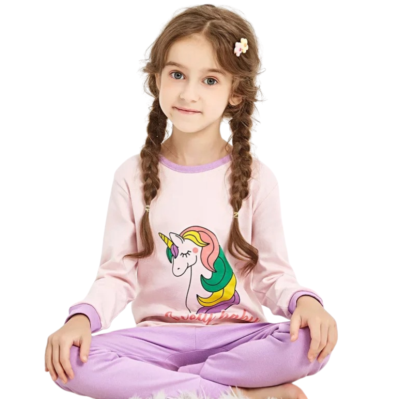 Pyjama Enfant à Manches Longues en Coton