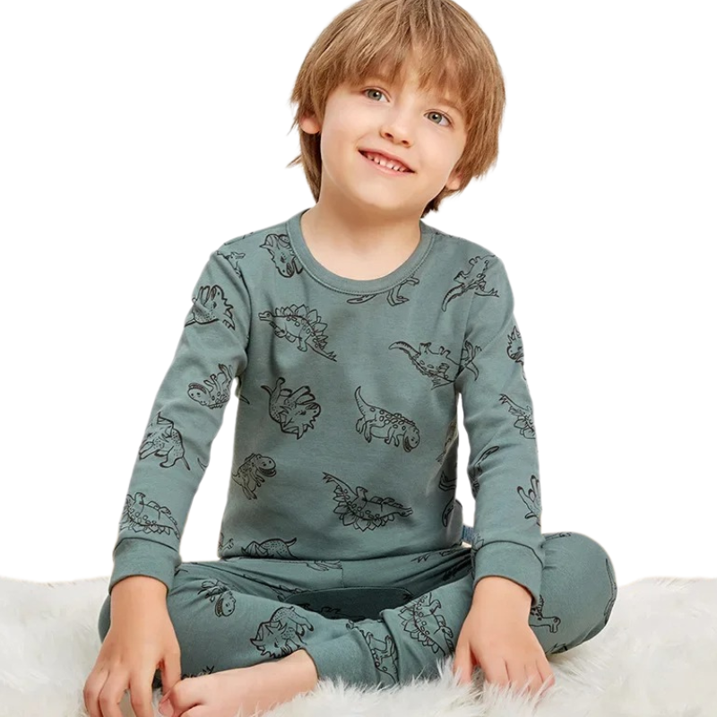 Pyjama Enfant à Manches Longues en Coton