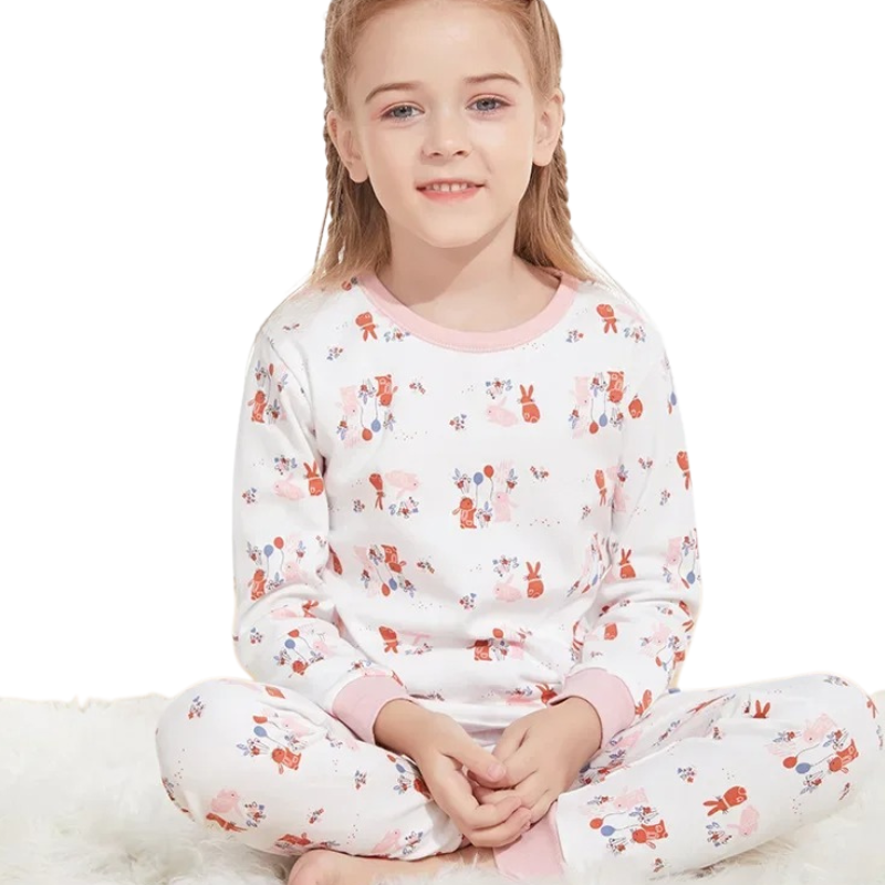 Pyjama Enfant à Manches Longues en Coton