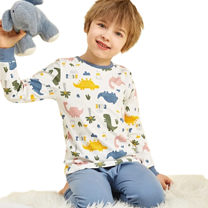 Pyjama Enfant à Manches Longues en Coton