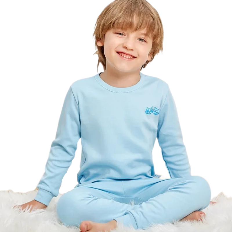 Pyjama Enfant à Manches Longues en Coton