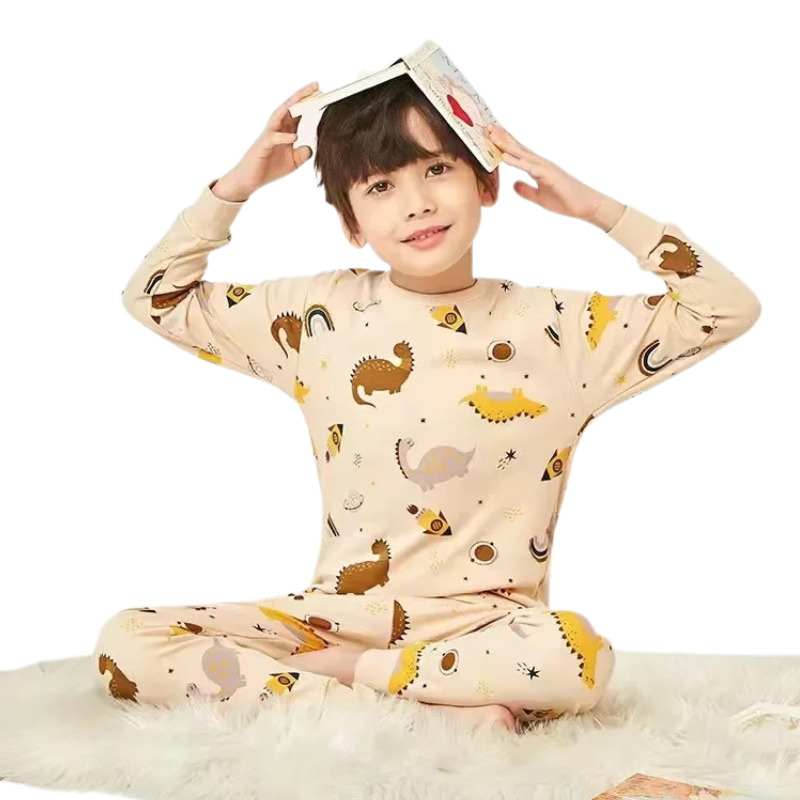 Pyjama Enfant à Manches Longues en Coton