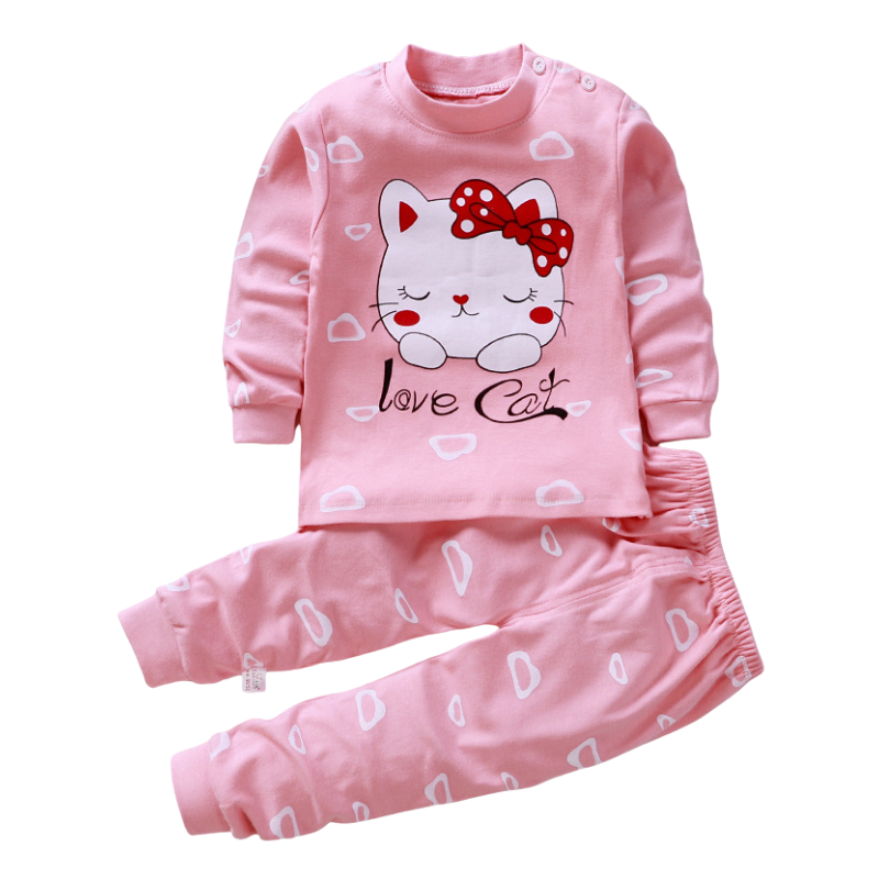 Pyjama Enfant à Manches Longues pour Bébés et Enfants