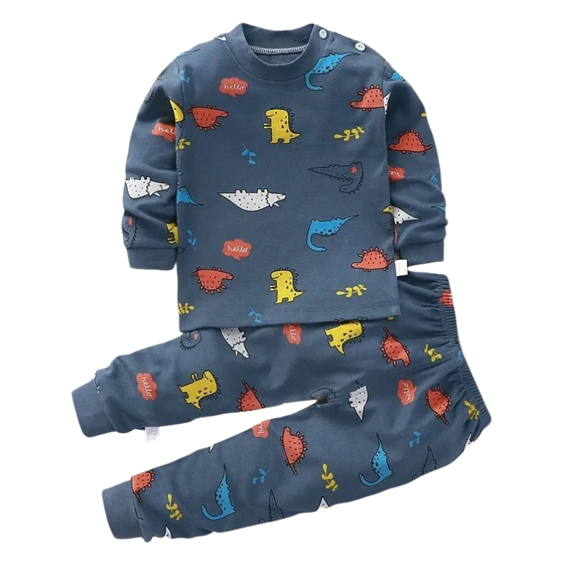 Pyjama Enfant à Manches Longues pour Bébés et Enfants