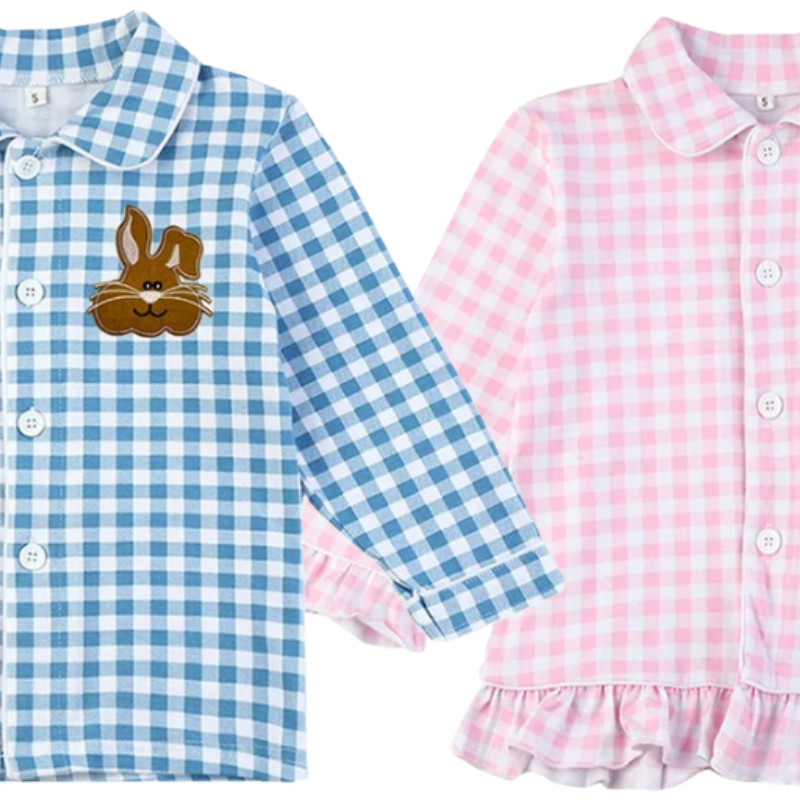 Pyjama Enfant de Pâques – Motif Lapin