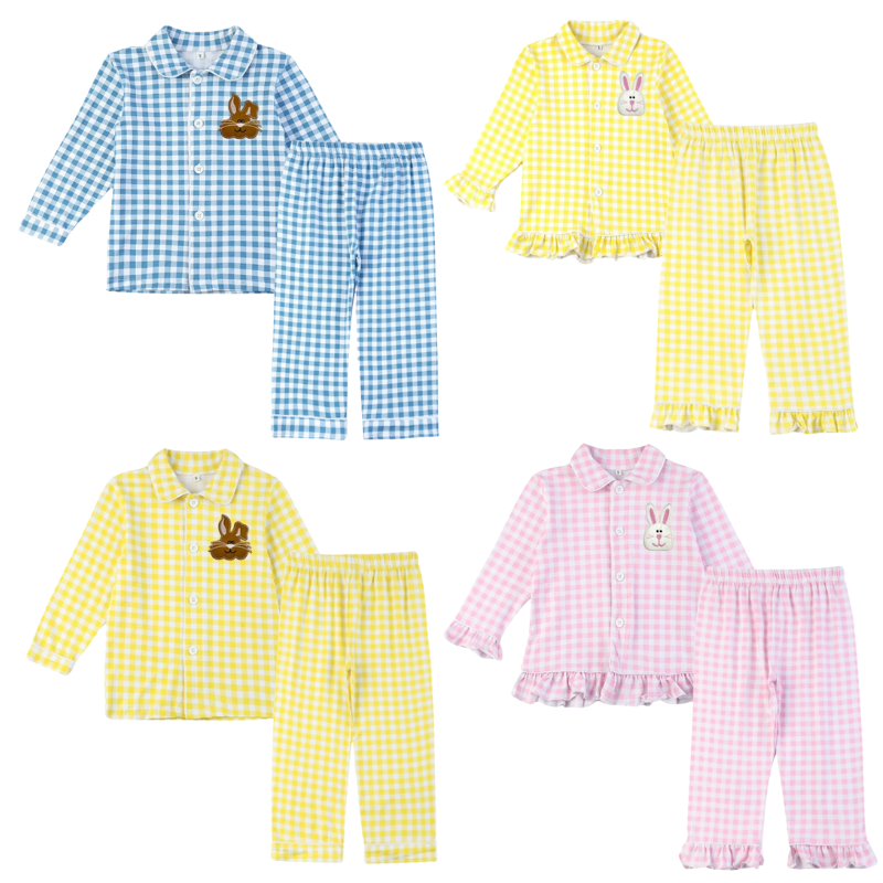 Pyjama Enfant de Pâques – Motif Lapin