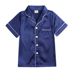 Pyjama Enfant en Satin – Ensemble 2 Pièces Été