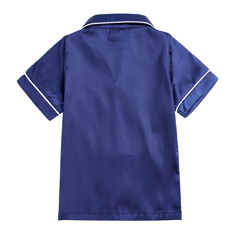 Pyjama Enfant en Satin – Ensemble 2 Pièces Été