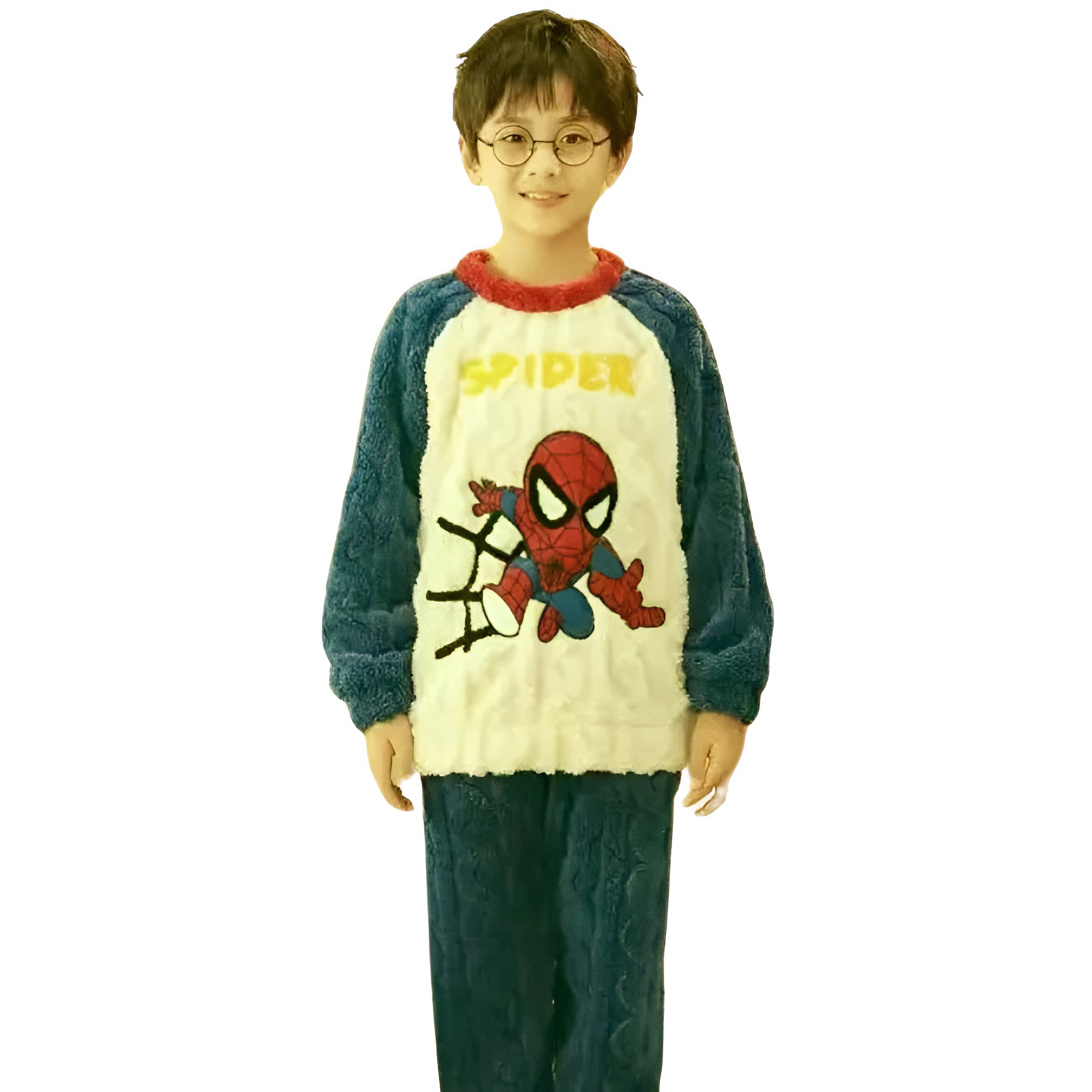 Pyjama Polaire Enfant Hiver – Motif Héros Araignée