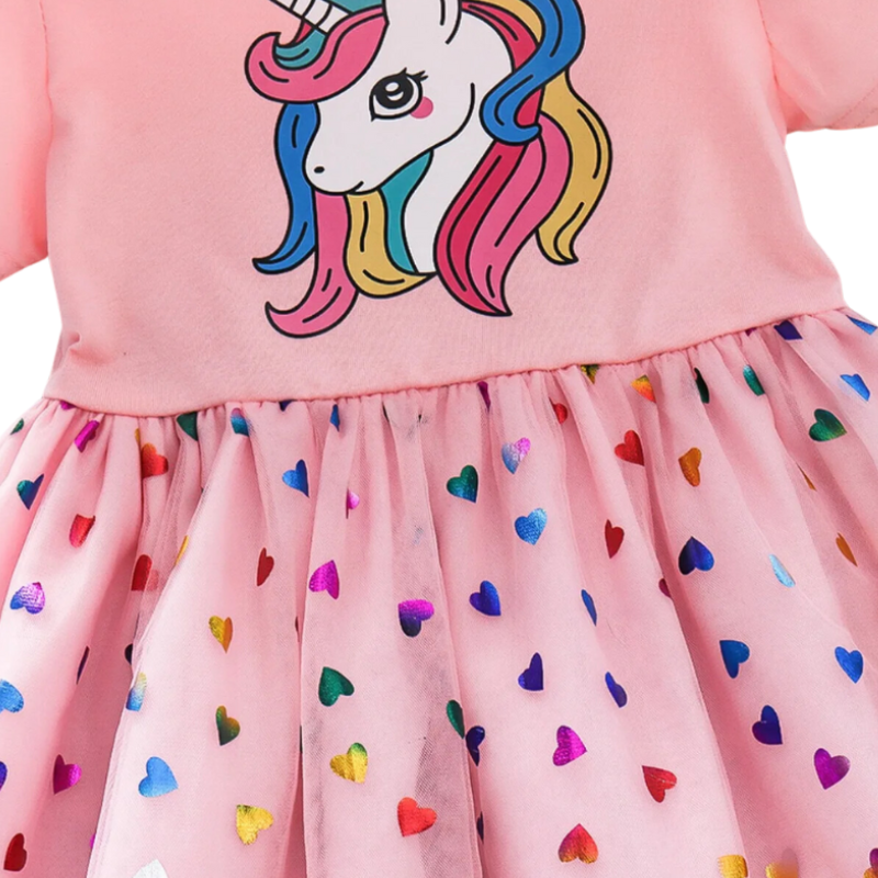 Robe Été Licorne pour Fille