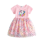 Robe Été Licorne pour Fille