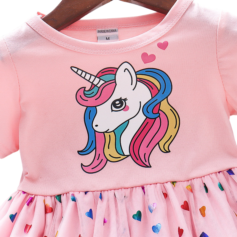 Robe Été Licorne pour Fille