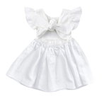 Robe Fille en Coton à Manches Volants – Été
