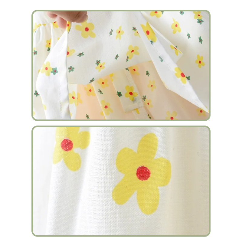 Robe Fleurie d'Été pour Fille