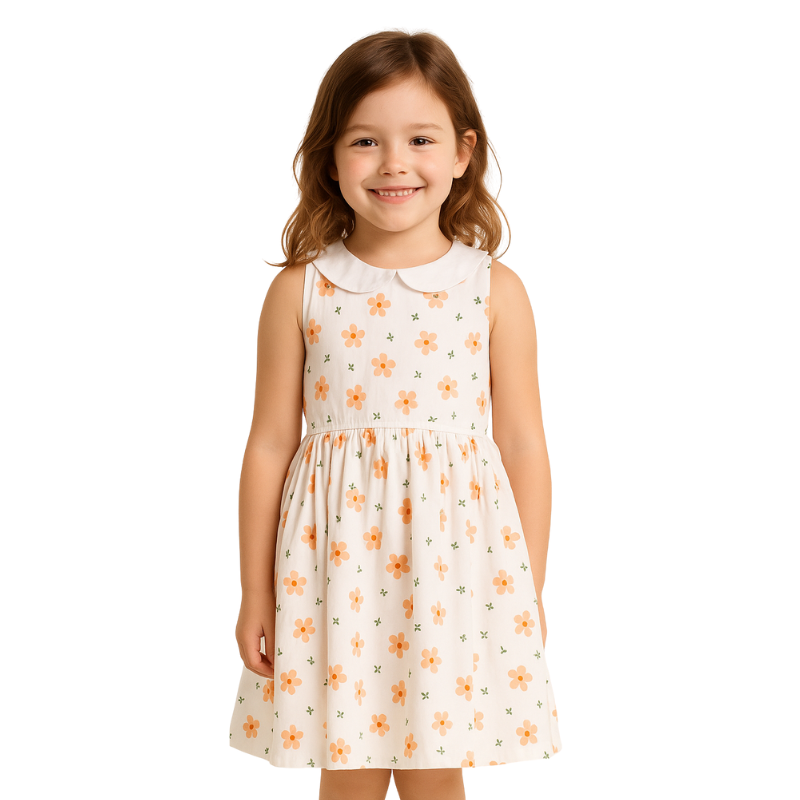 Robe Fleurie d'Été pour Fille