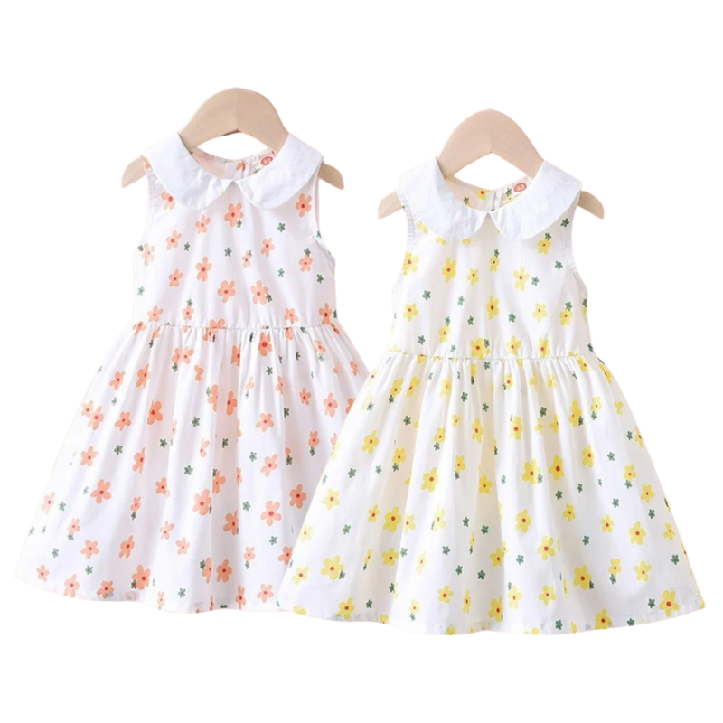 Robe Fleurie d'Été pour Fille