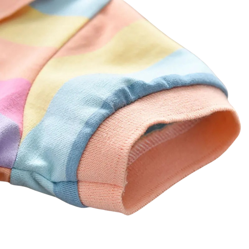 Robe d’Été Arc-en-Ciel pour Fille – Légère et Colorée