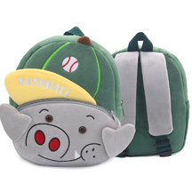 Sac à Dos D'école Pour Enfants Avec Animaux en Peluche