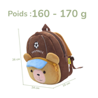 Sac à Dos D'école Pour Enfants Avec Animaux en Peluche