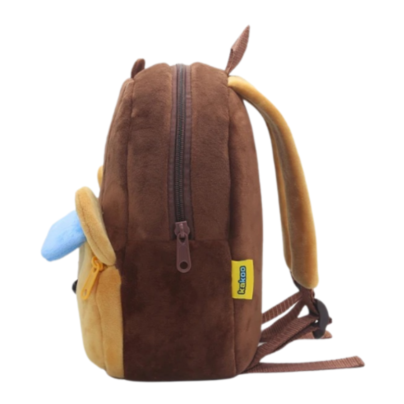 Sac à Dos D'école Pour Enfants Avec Animaux en Peluche