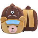 Sac à Dos D'école Pour Enfants Avec Animaux en Peluche