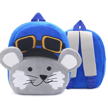 Sac à Dos D'école Pour Enfants Avec Animaux en Peluche