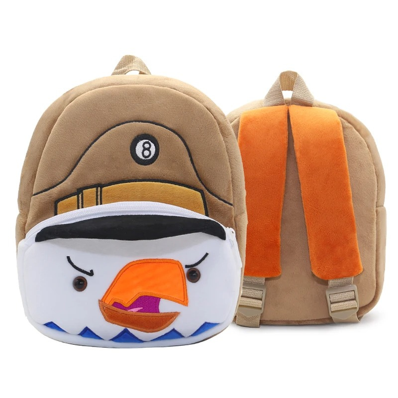 Sac à Dos D'école Pour Enfants Avec Animaux en Peluche