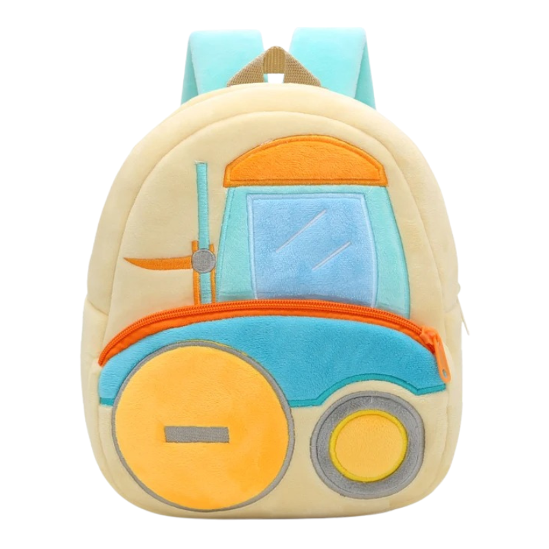 Sac à Dos D'école Véhicule en Peluche