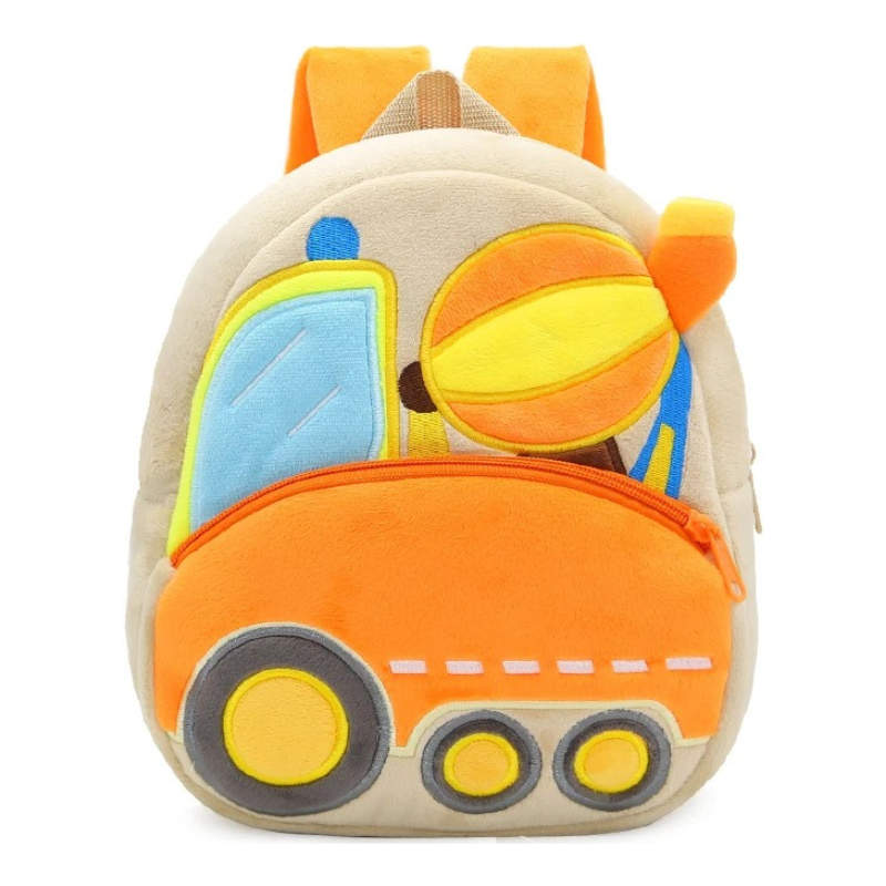 Sac à Dos D'école Véhicule en Peluche