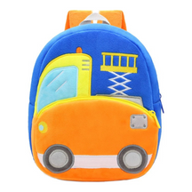 Sac à Dos D'école Véhicule en Peluche