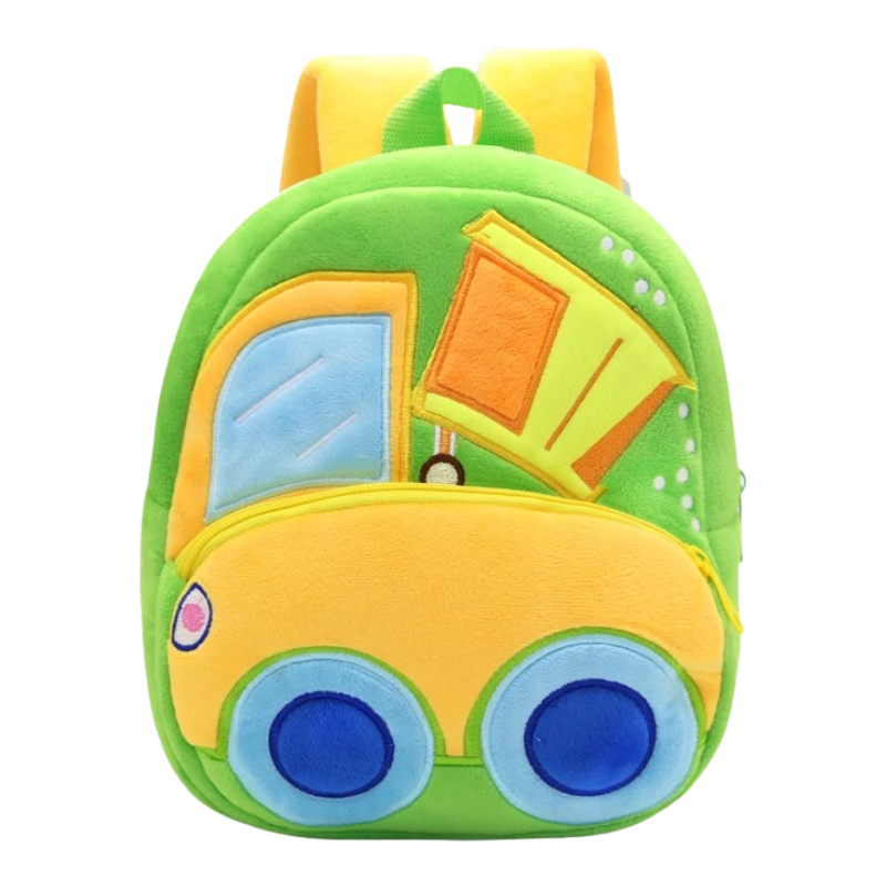 Sac à Dos D'école Véhicule en Peluche