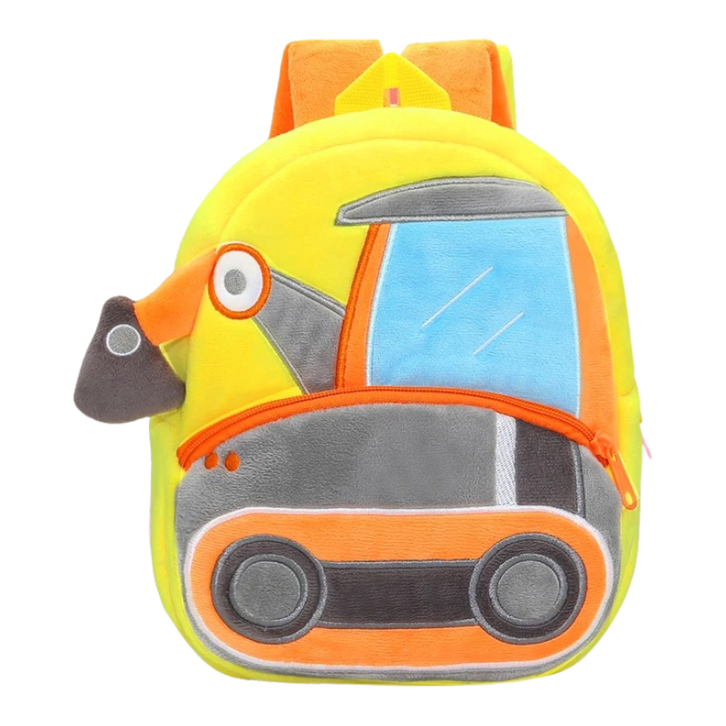 Sac à Dos D'école Véhicule en Peluche