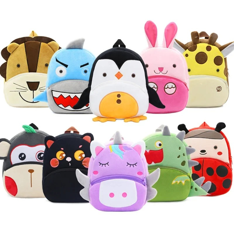 Sac à Dos en Peluche Animal Bambino