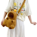 Sac à Dos en Peluche Capybara pour Enfants