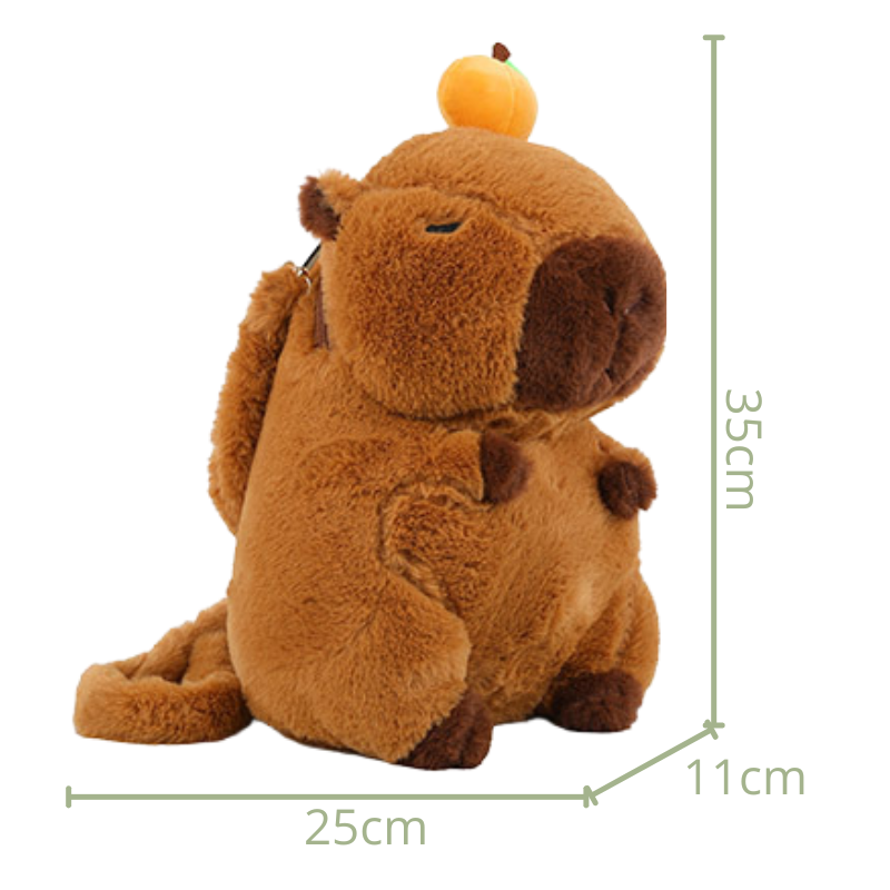 Sac à Dos en Peluche Capybara pour Enfants