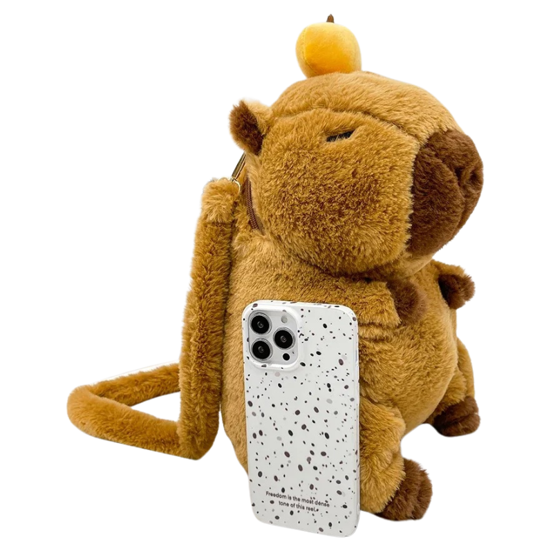 Sac à Dos en Peluche Capybara pour Enfants