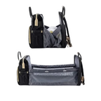 Sac à Langer Intelligent – Berceau Intégré, USB, Porte-Biberons & Matelas à Langer