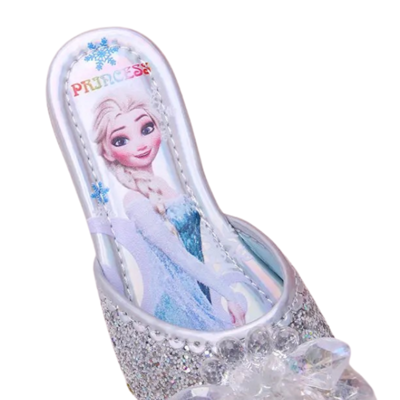 Sandales Plates Princesse des Glaces pour Enfant